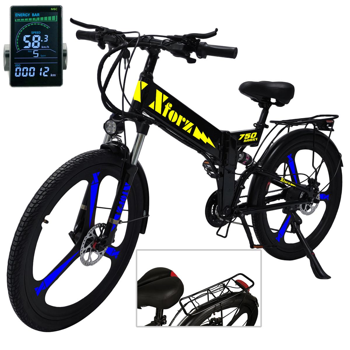 Foto 1 | Bicleta De Montaña Eléctricaventdepot Mxmtl-013 1 Pieza Multicolor