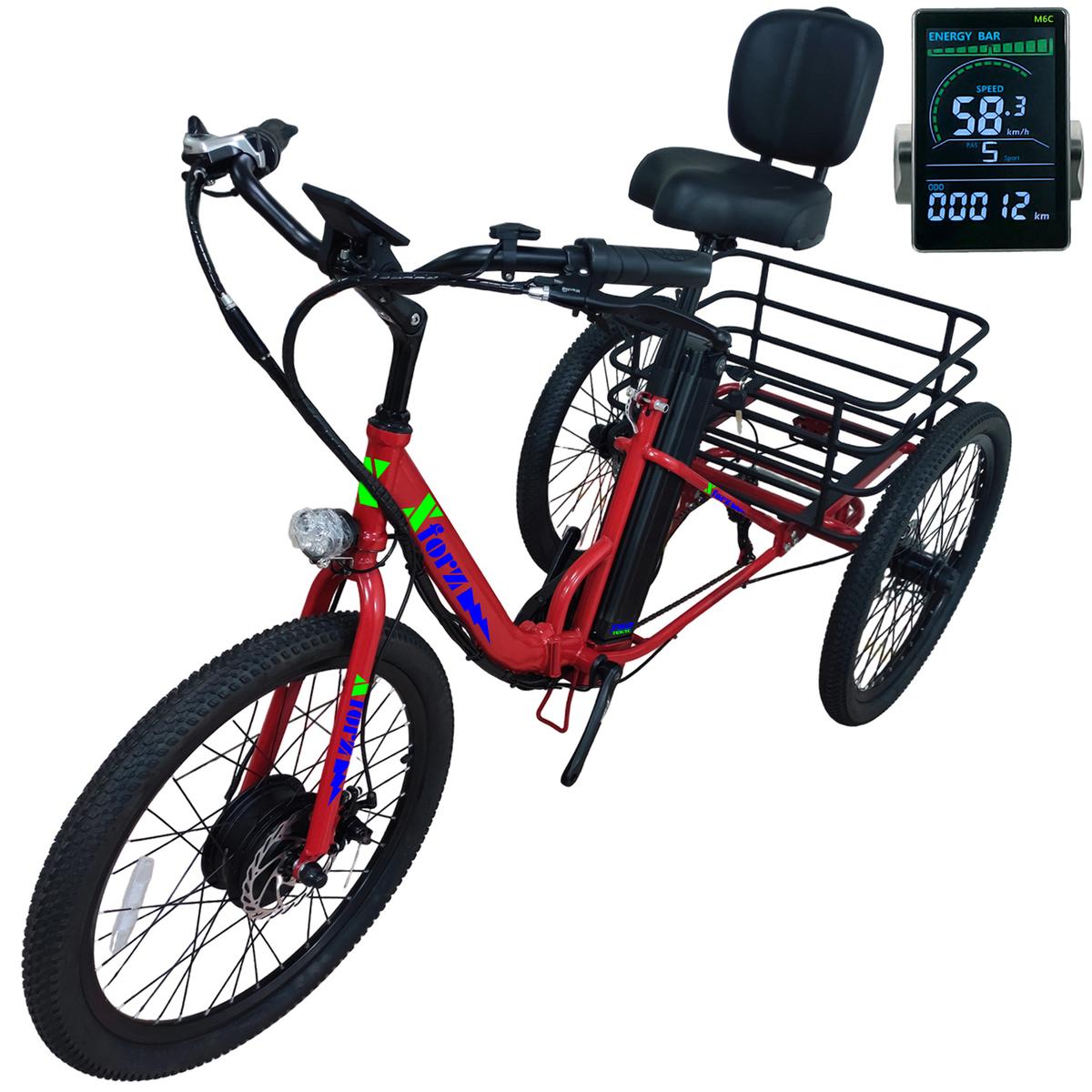 Foto 2 | Eficiente Triciclo Con Motorventdepot Mxtlj-050 1 Pieza Multicolor