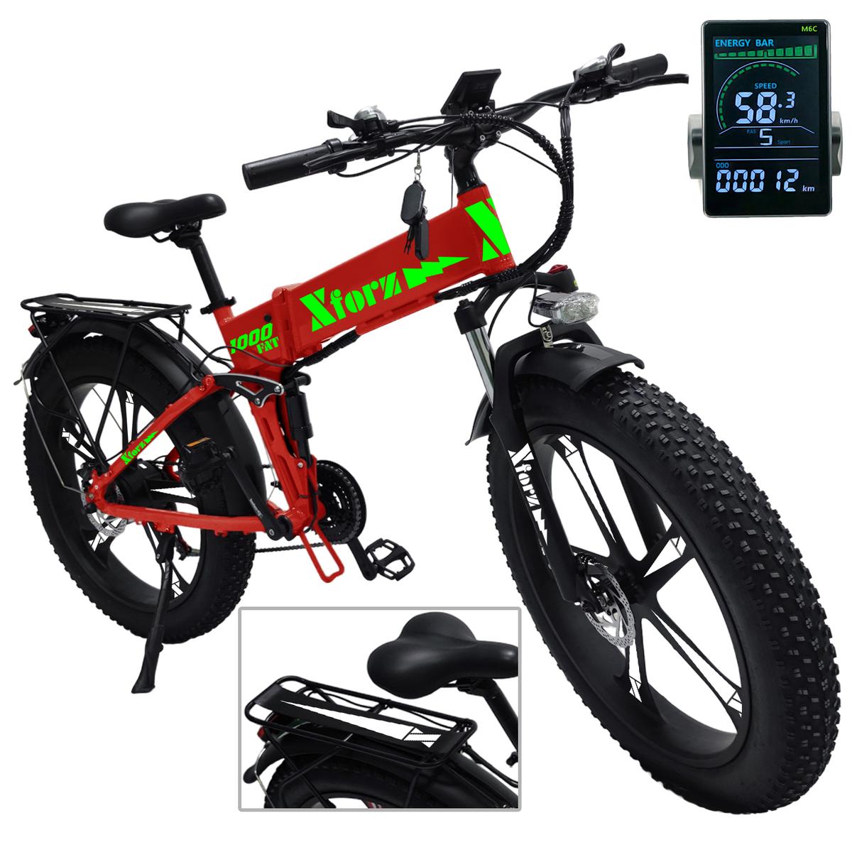 Foto 3 pulgar | Bicicleta Eléctrica Tipo Fatventdepot Mxfjt-028 1 Pieza Multicolor