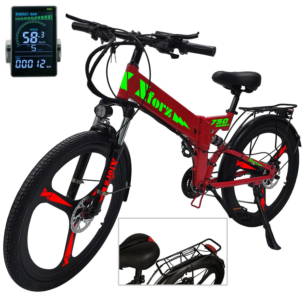 Foto 2 pulgar | Bici Plegable De Aluminioventdepot Mxmoj-030 1 Pieza Multicolor
