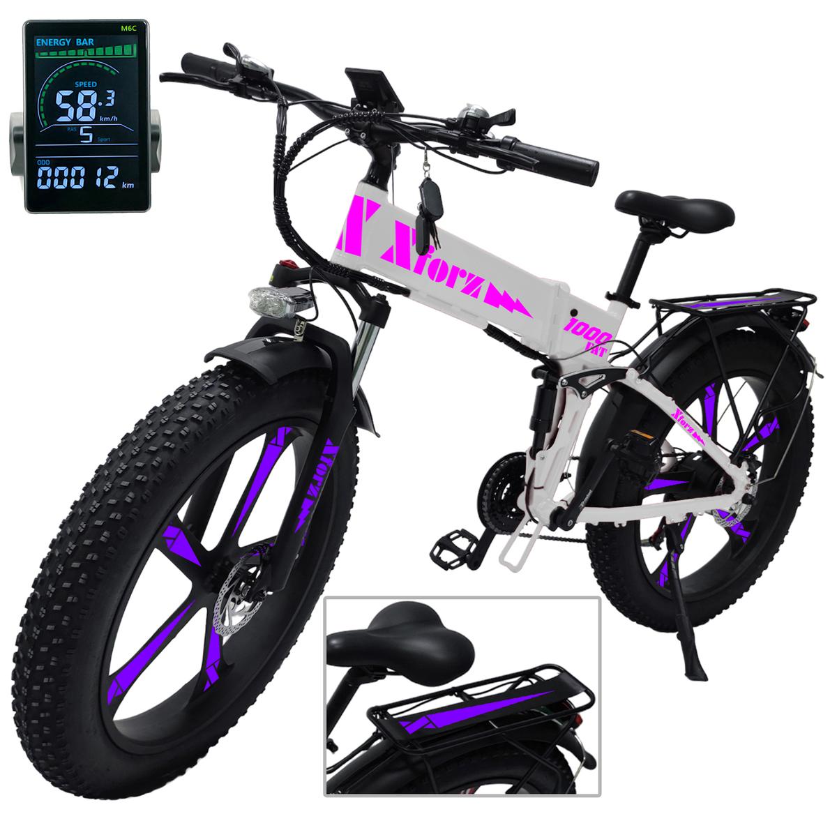 Bicicleta Eléctrica Ruedas Anchasventdepot Mxfbt-016 1 Pieza Multicolor