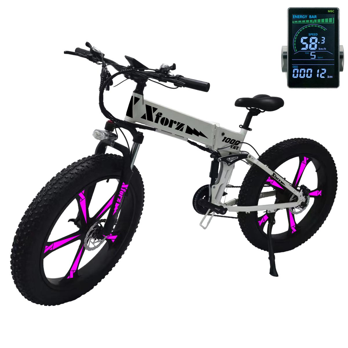 Bicicleta Eléctrica Ruedas Anchas Mxfat-020 1 Pieza Multicolor