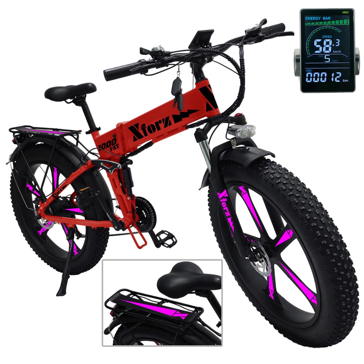 Bici Con Motor Electricoventdepot Mxfjt-020 1 Pieza Multicolor