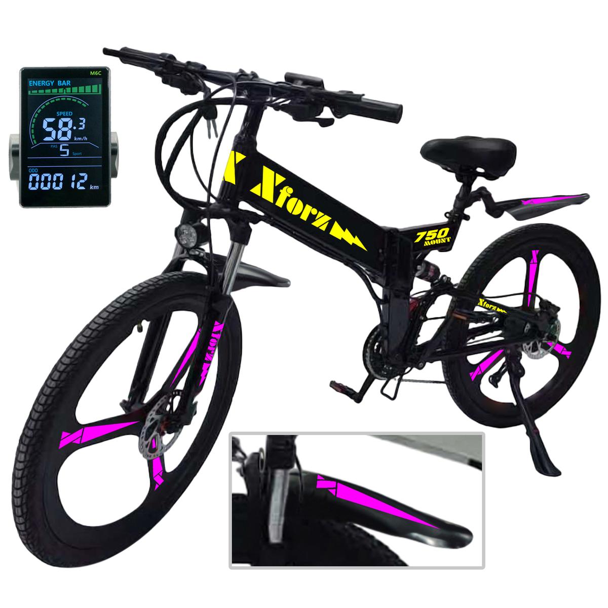 Foto 1 | Bicicleta Batería Recargableventdepot Mxmpb-019 1 Pieza Multicolor