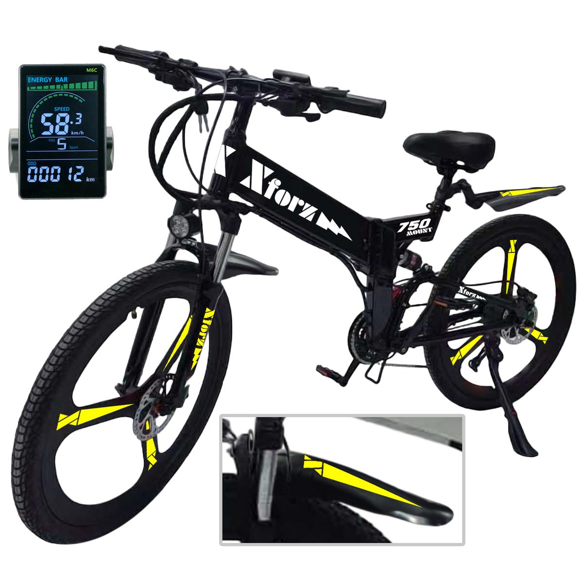Bicicleta Eléctrica Marco Aluminioventdepot Mxmpb-047 1 Pieza Multicolor
