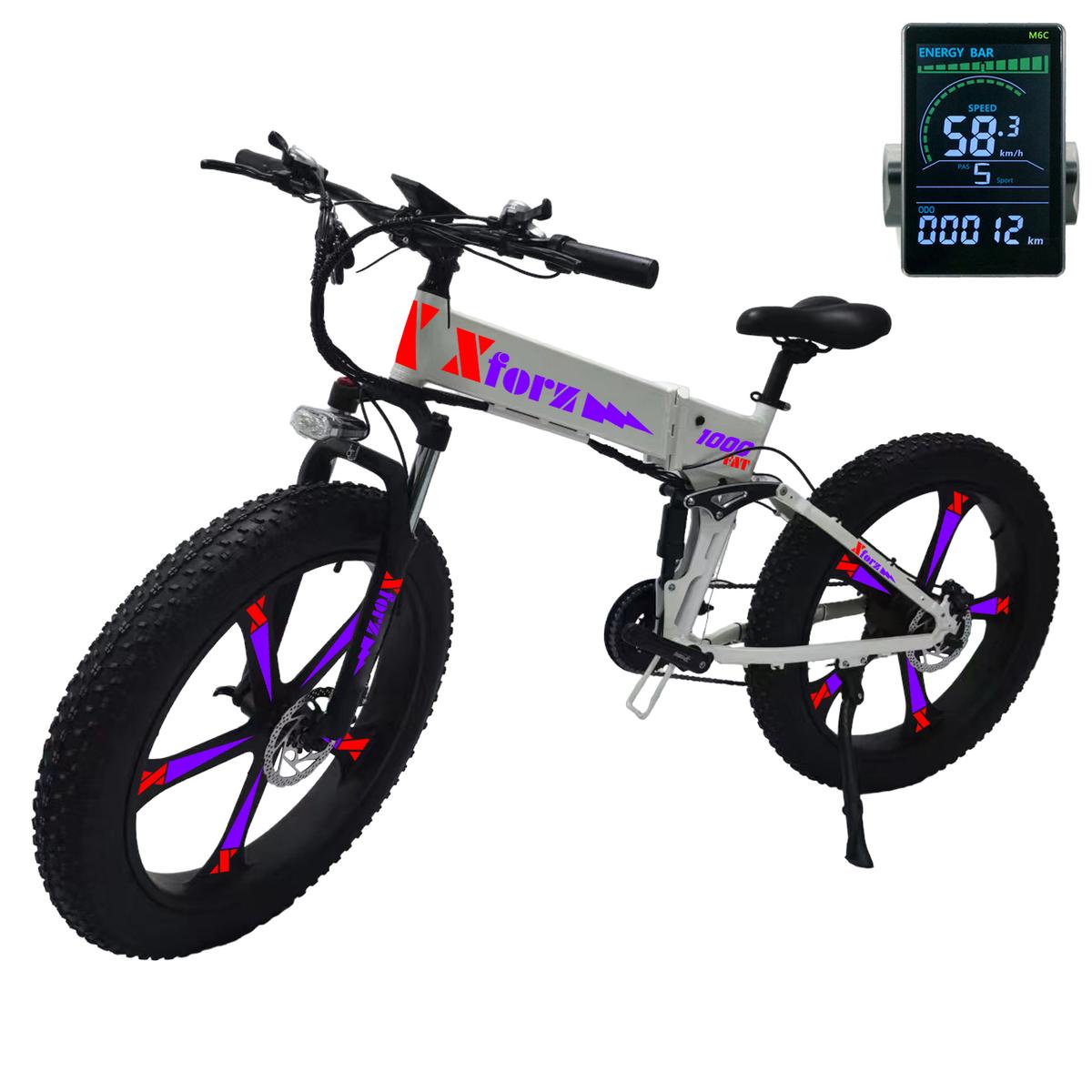 Foto 2 pulgar | Bicicleta Eléctrica Tipo Fatventdepot Mxfat-059 1 Pieza Multicolor