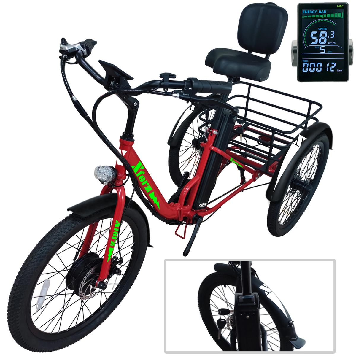Foto 1 | Triciclo Eléctrico Motorventdepot Mxtpj-033 1 Pieza Multicolor