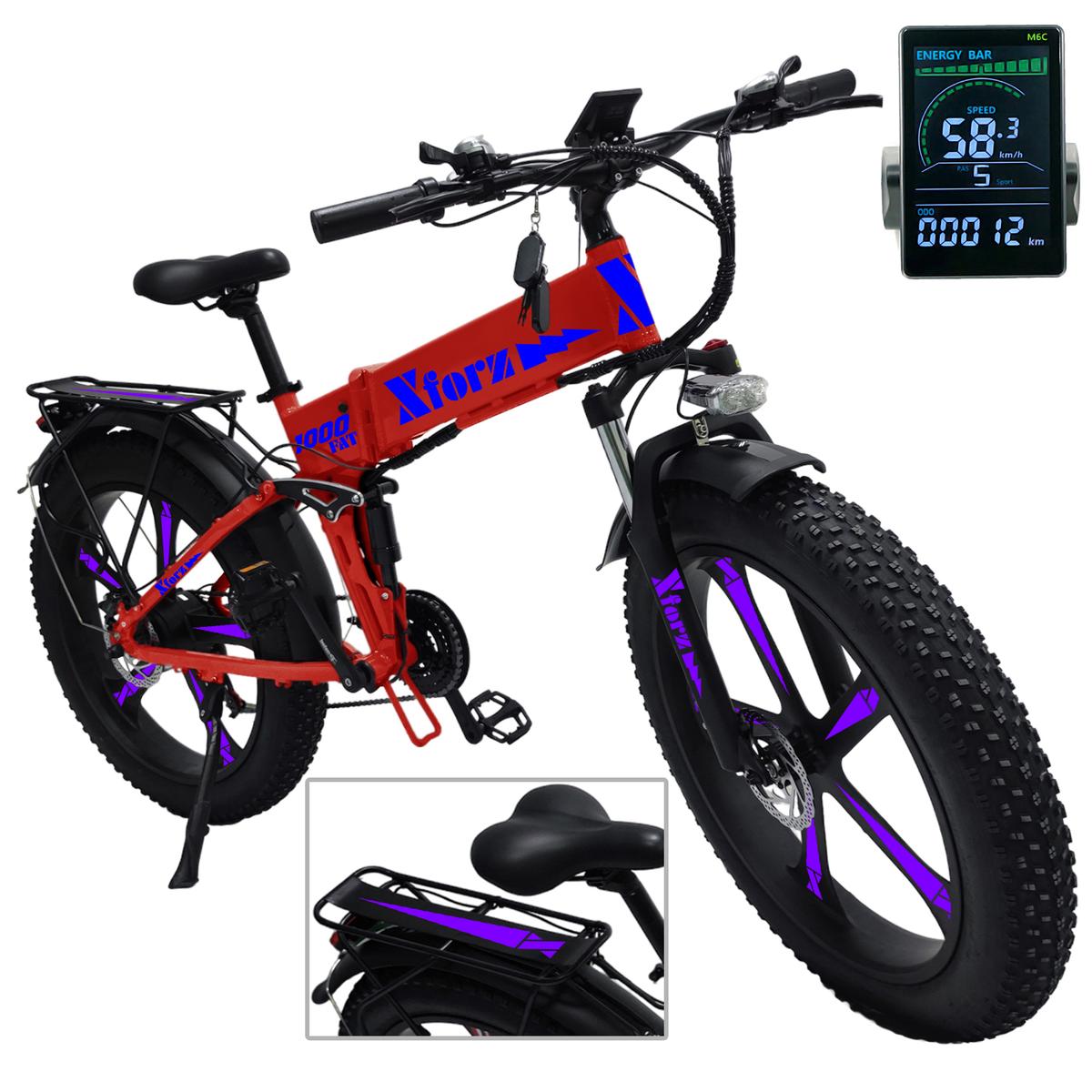 Foto 1 | Bici Con Estructura De Aluminioventdepot Mxfjt-010 1 Pieza Multicolor