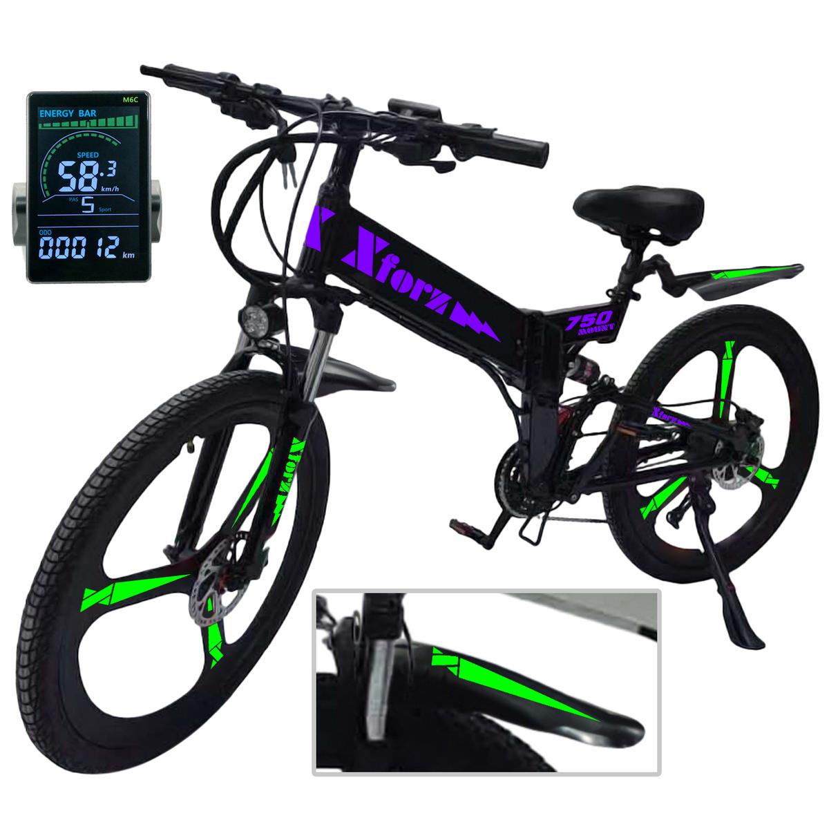 Foto 2 pulgar | Bici Eléctrica Con Bateriaventdepot Mxmpb-029 1 Pieza Multicolor