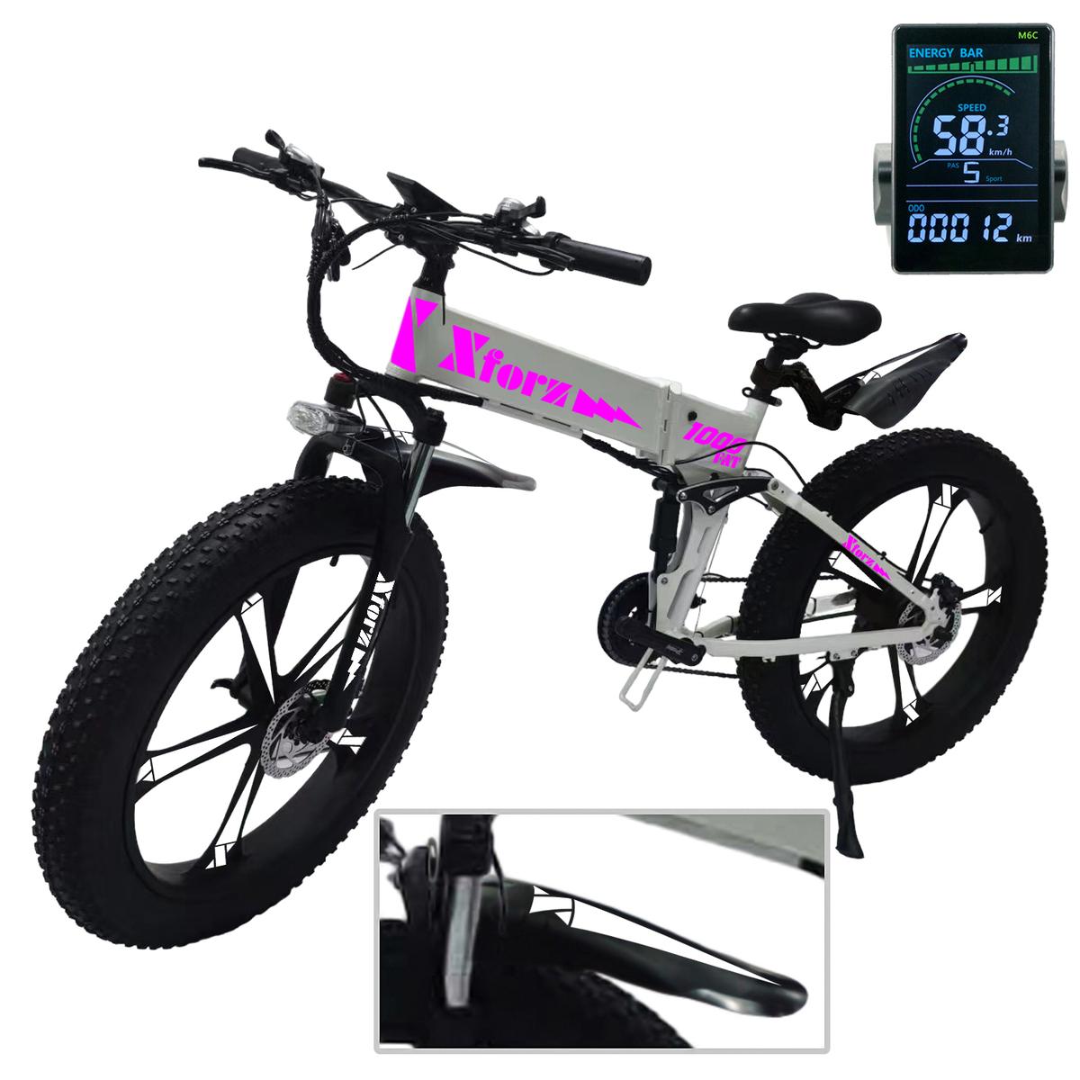 Bicicleta Eléctrica de 21 Velocidades Mxfwp-017 1 Pieza Multicolor