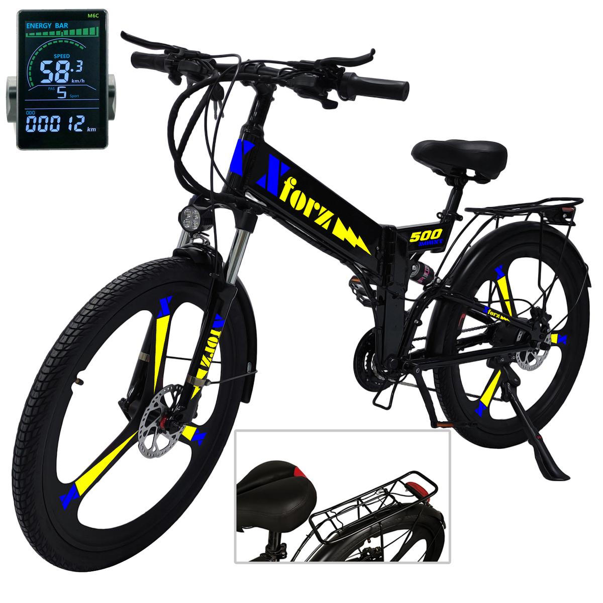 Bicleta De Montaña Eléctricaventdepot Mxmog-065 1 Pieza Multicolor