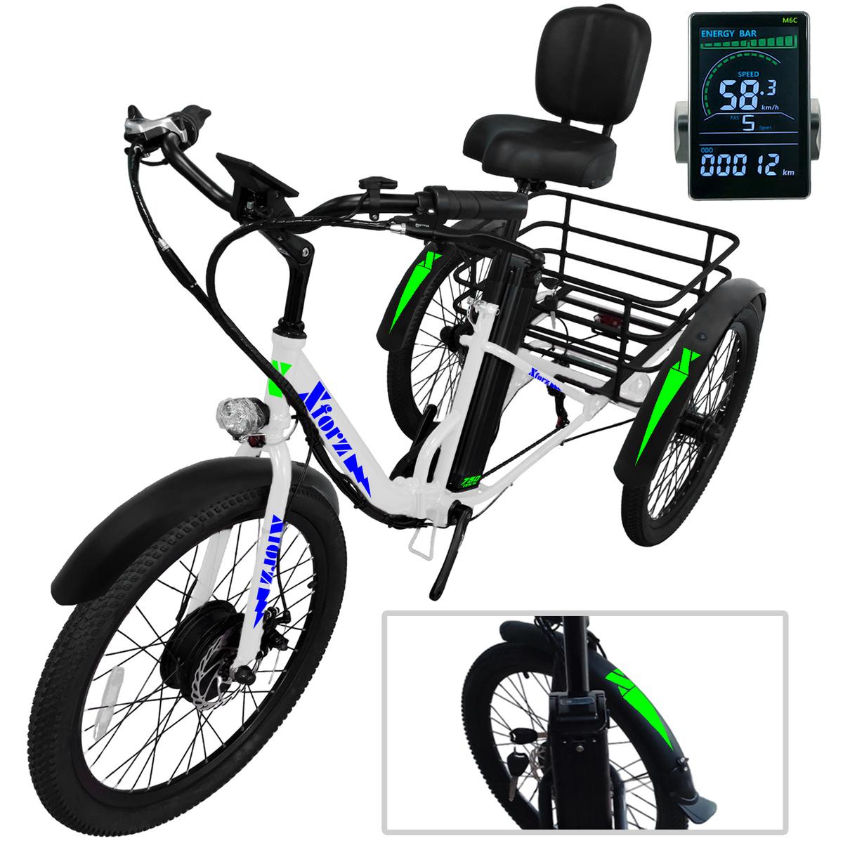 Triciclo Eléctrico VentDepot MXTPW-025 1 Pieza Multicolor