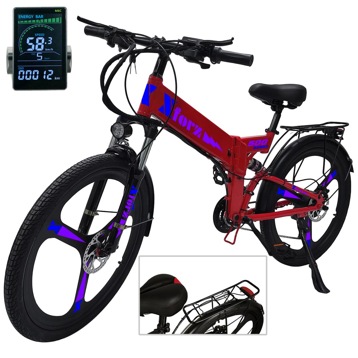 Bici Aluminio Plegableventdepot Mxmuj-053 1 Pieza Multicolor