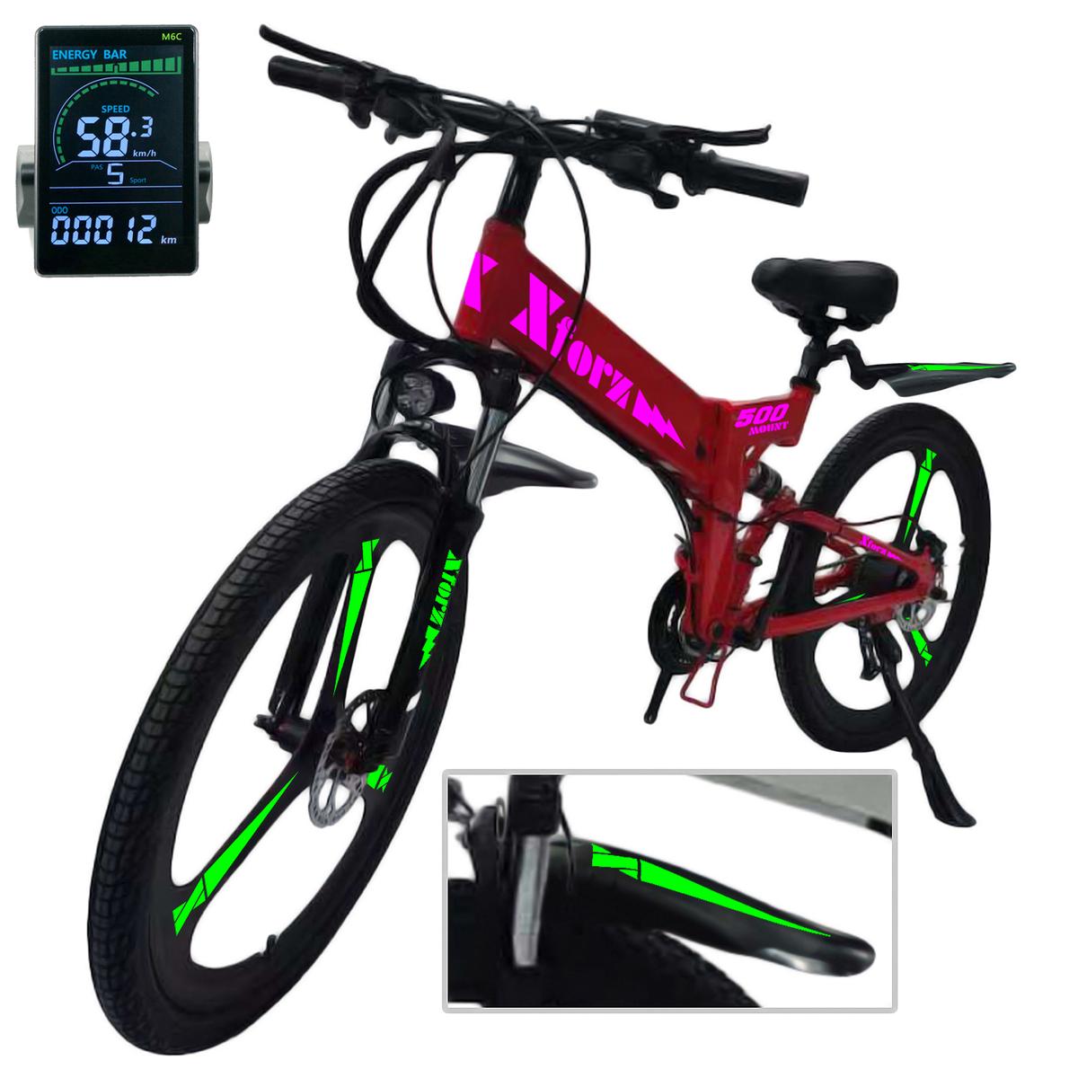 Bicicleta Batería Recargableventdepot Mxmrj-014 1 Pieza Multicolor