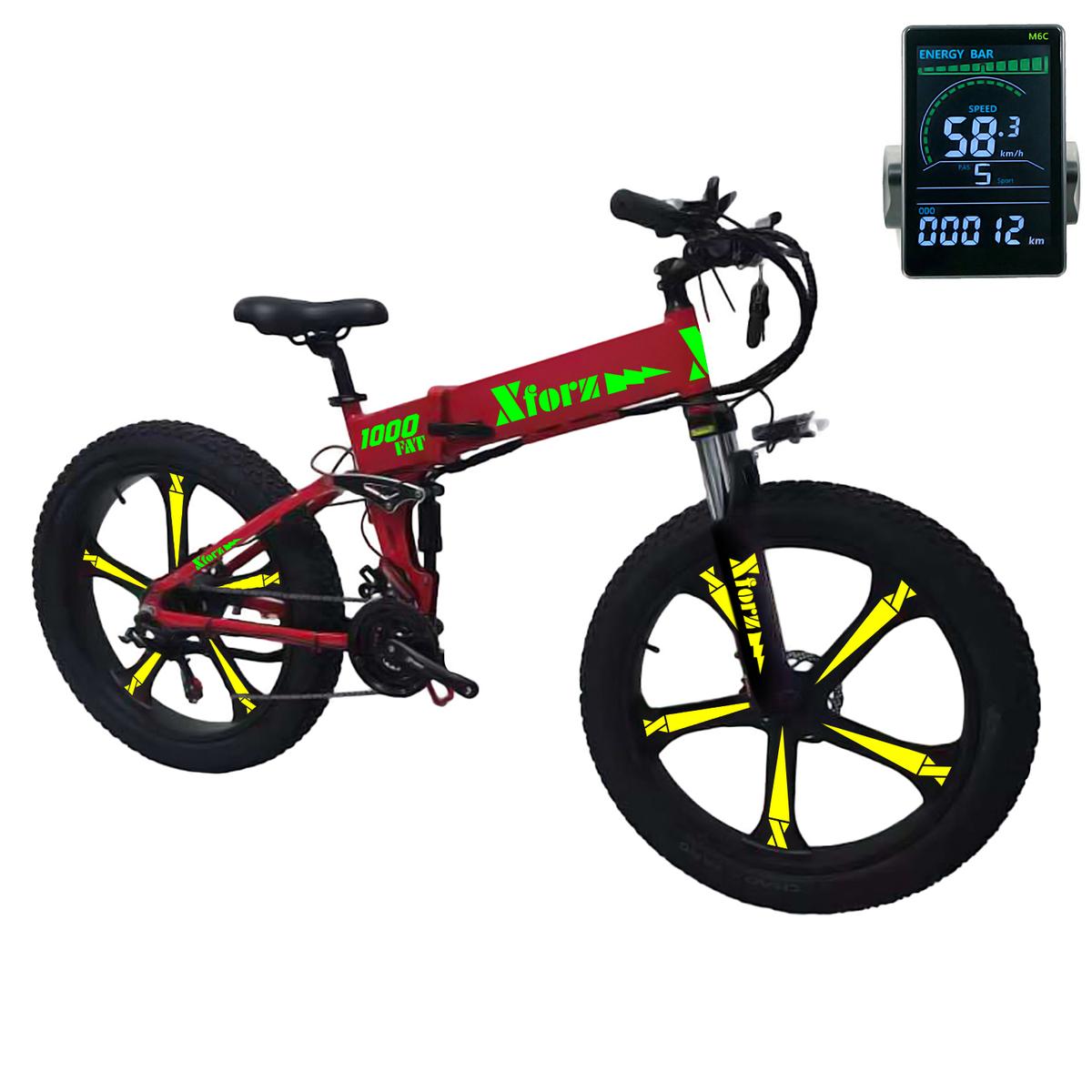 Foto 2 pulgar | Bicicleta Eléctrica Tipo Fatventdepot Mxfrj-031 1 Pieza Multicolor
