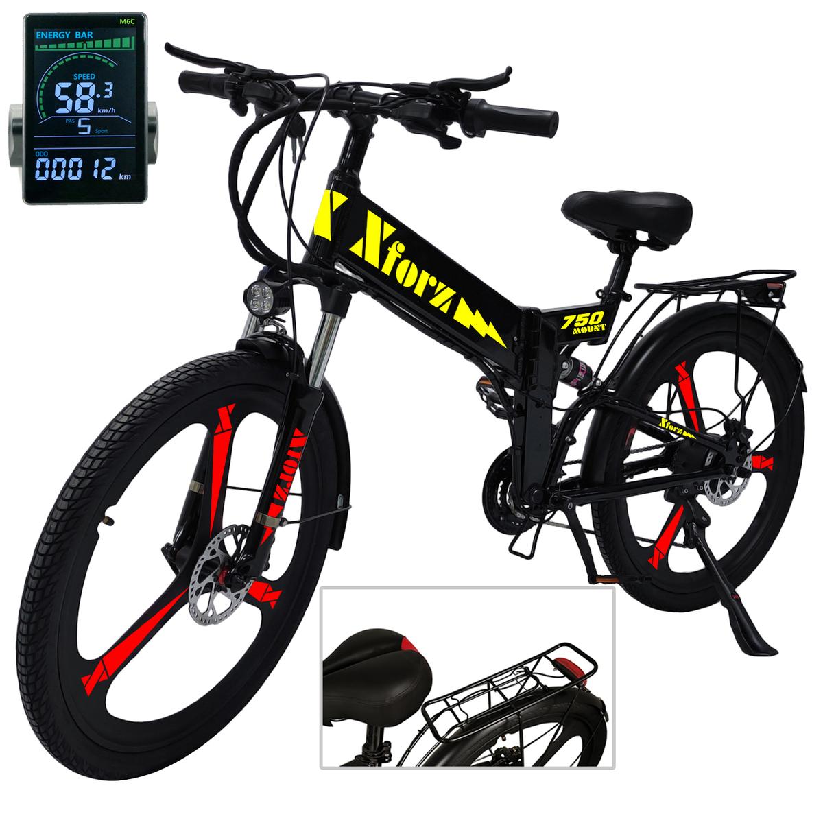 Bici Eléctrica Plegableventdepot Mxmtl-025 1 Pieza Multicolor