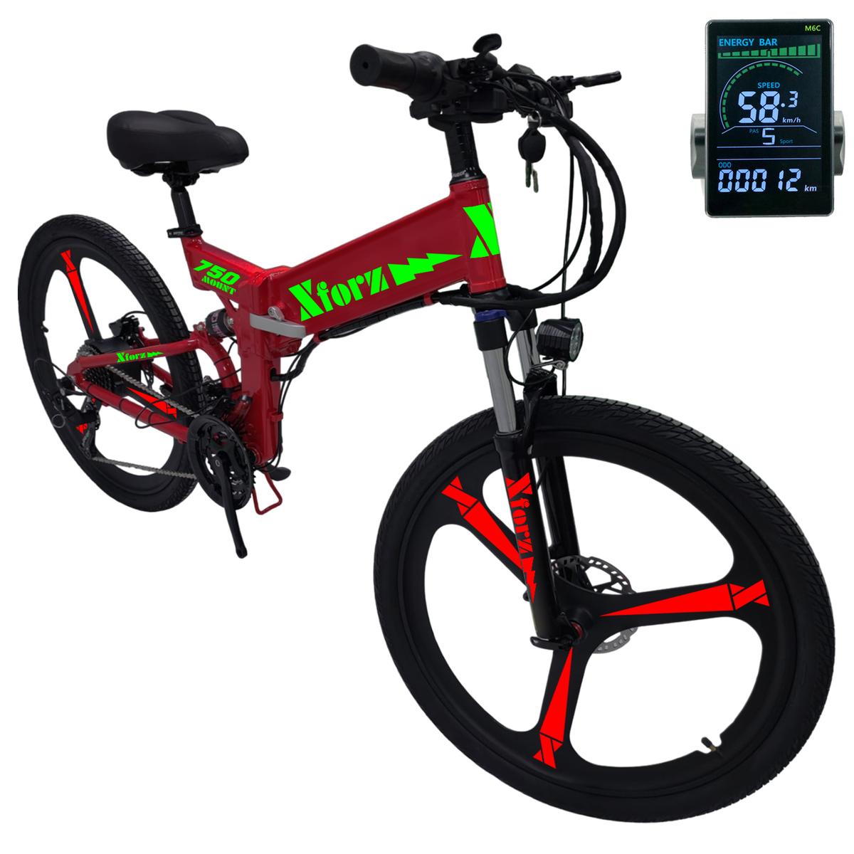 Bicicleta Con Luz Ledventdepot Mxmlj-030 1 Pieza Multicolor