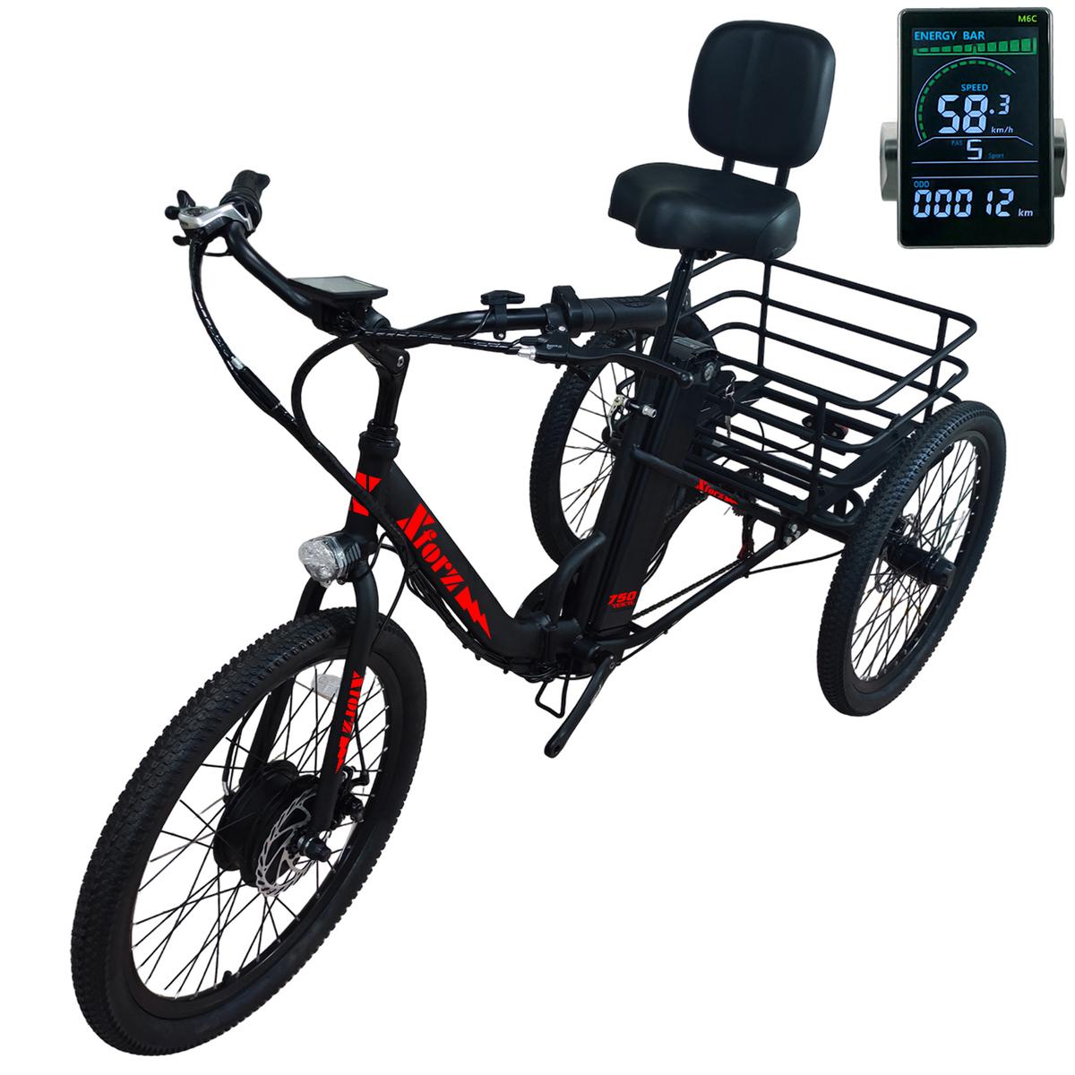 Foto 1 | Bicicleta Eléctrica Tipo Tricicloventdepot Mxtlb-007 1 Pieza Multicolor