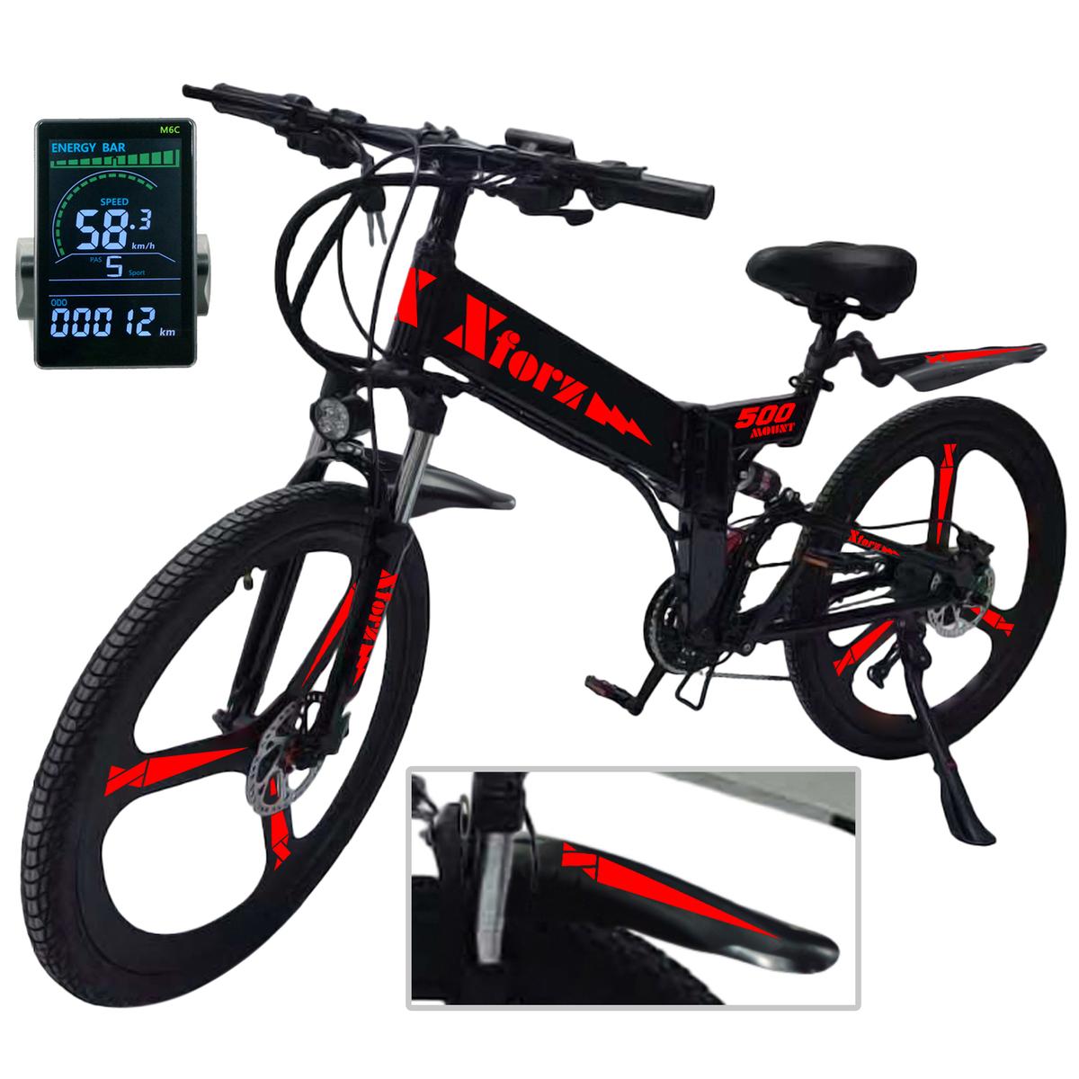 Bicicleta de Montaña Eléctrica VentDepot MXMPE-007 1 Pieza Multicolor