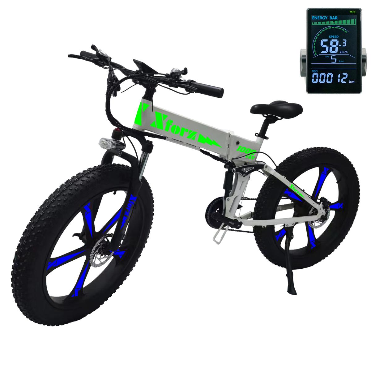 Foto 2 pulgar | Bicicleta Eléctrica Modo Asistidoventdepot Mxfat-026 1 Pieza Multicolor