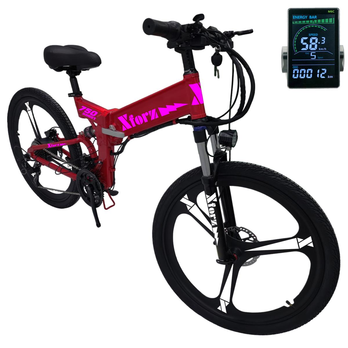 Bicicleta Eléctrica Modo Asistidoventdepot Mxmlj-015 1 Pieza Multicolor