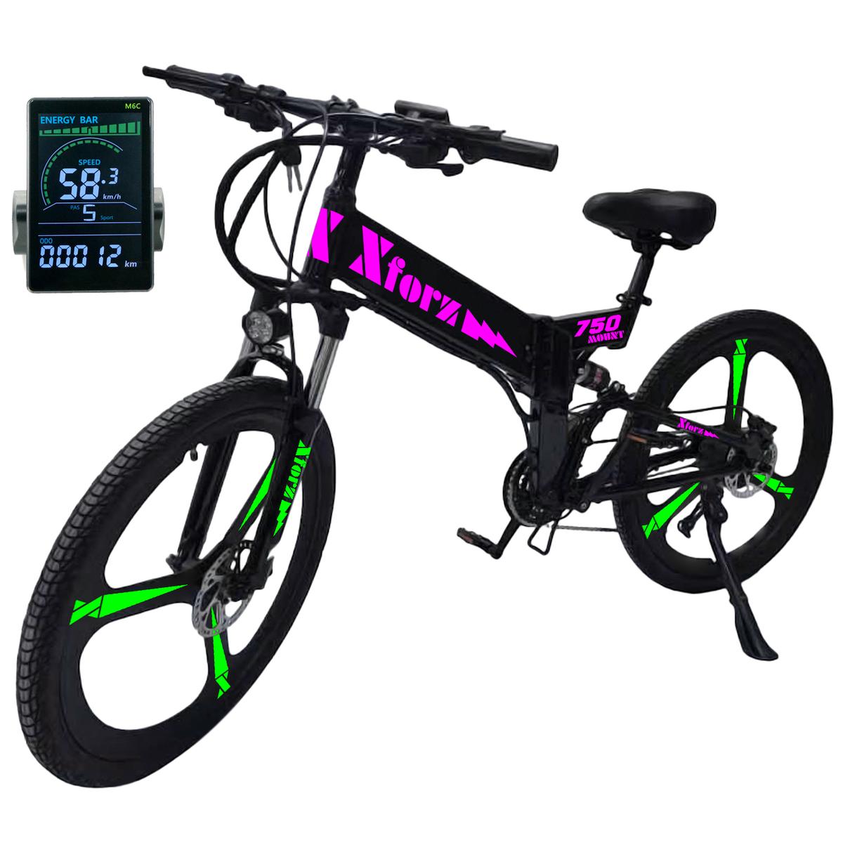 Bici Eléctrica Con Bateriaventdepot Mxmlb-027 1 Pieza Multicolor