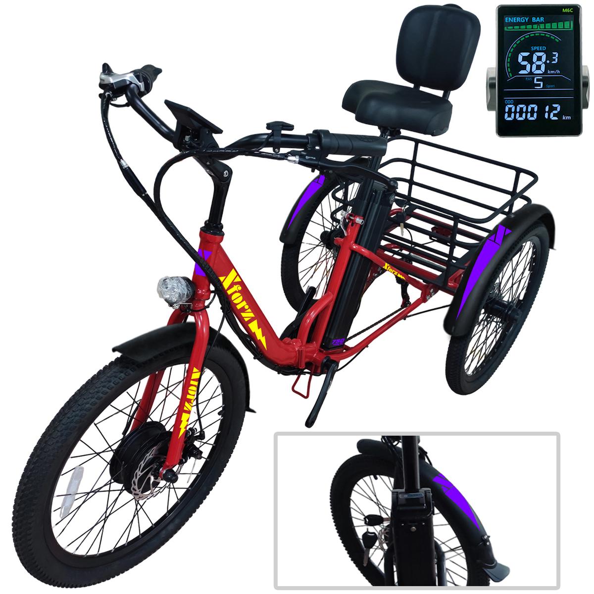 Foto 1 | Triciclo Eléctrico Alta VentDepot MXTPJ-042 1 Pieza Multicolor