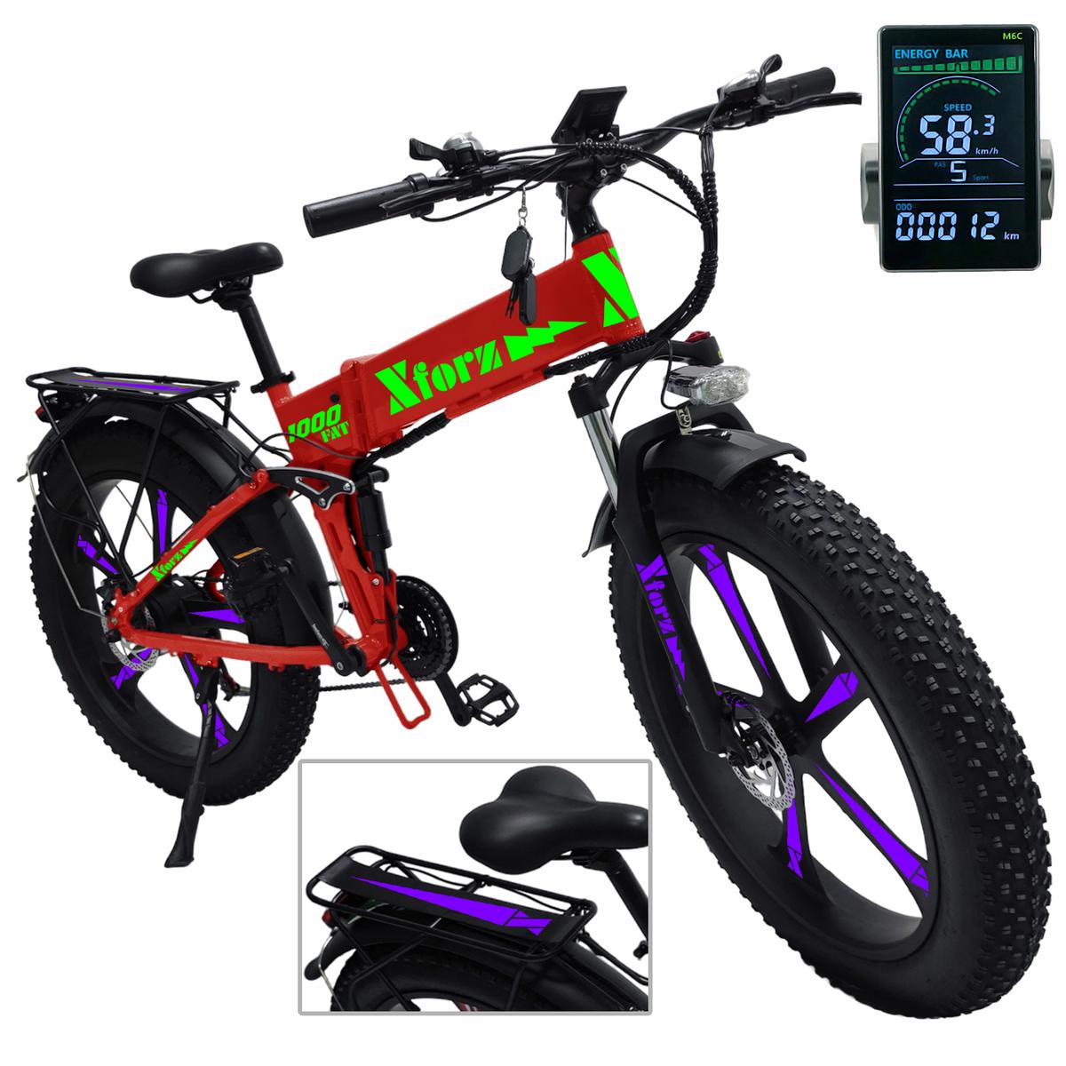 Foto 2 pulgar | Bicicleta Con Ruedas Gruesasventdepot Mxfjt-029 1 Pieza Multicolor