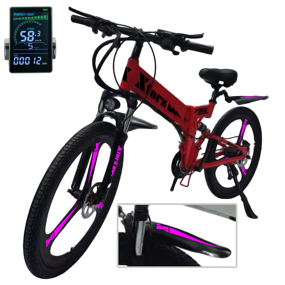 Bicicleta Batería Recargableventdepot Mxmpj-020 1 Pieza Multicolor