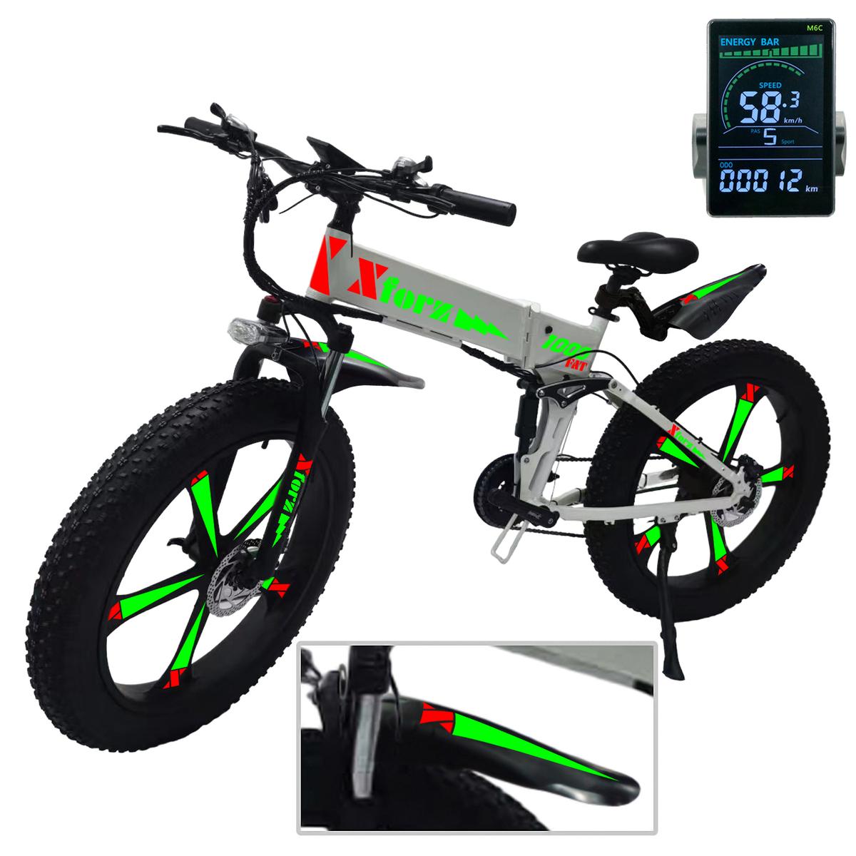 Bicicleta Eléctrica Tipo Fatventdepot Mxfwp-058 1 Pieza Multicolor