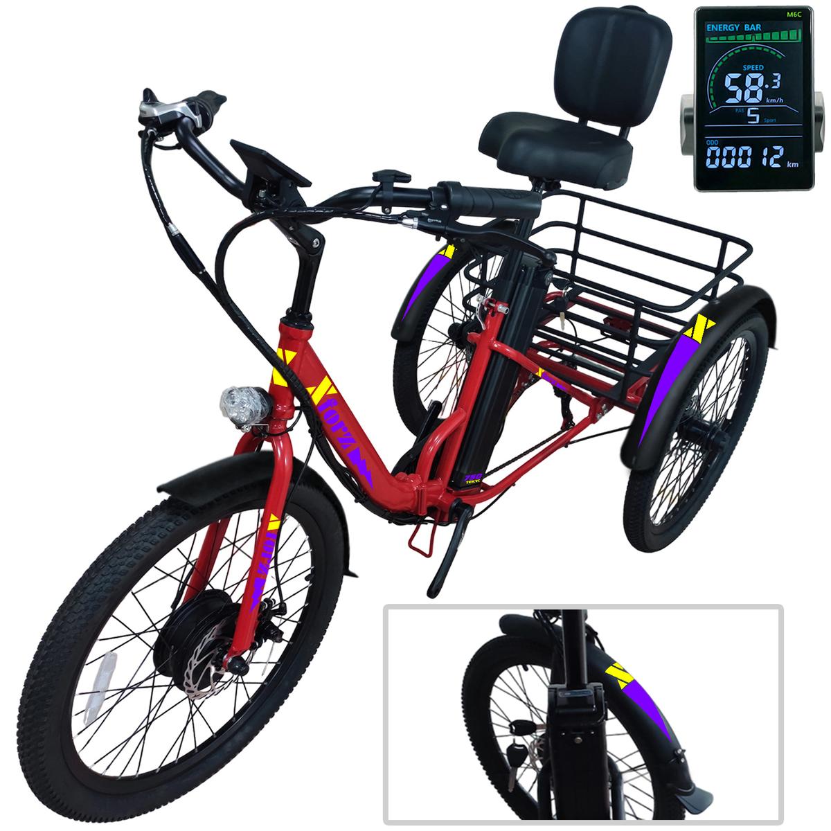Foto 1 | Triciclo Motor Eléctricoventdepot Mxtpj-064 1 Pieza Multicolor