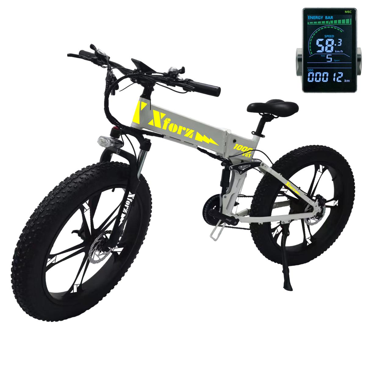Bicicleta Eléctrica Ruedas Anchas VentDepot MXFAT-049 1 Pieza Multicolor