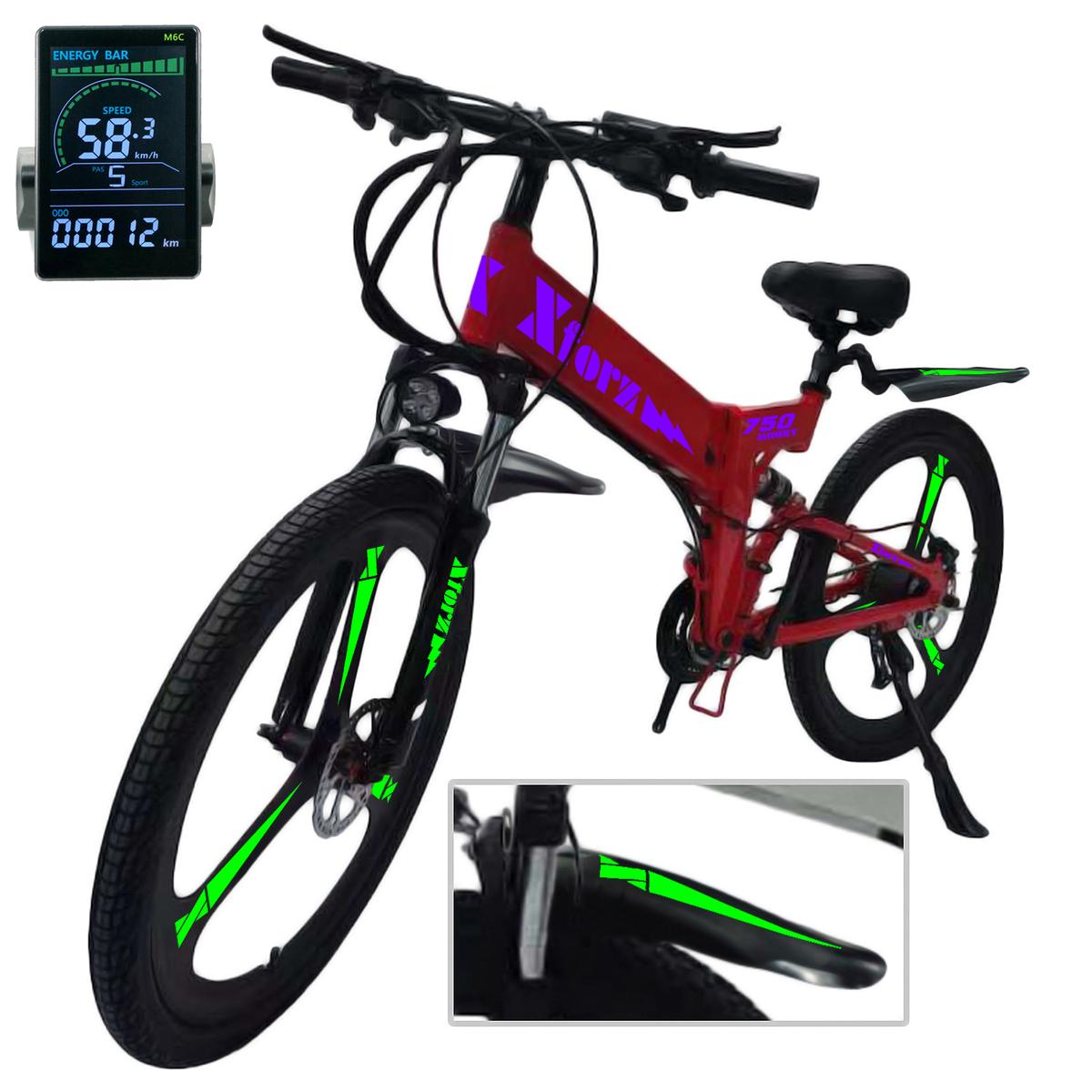 Foto 3 pulgar | Bici Eléctrica Montañaventdepot Mxmpj-040 1 Pieza Multicolor