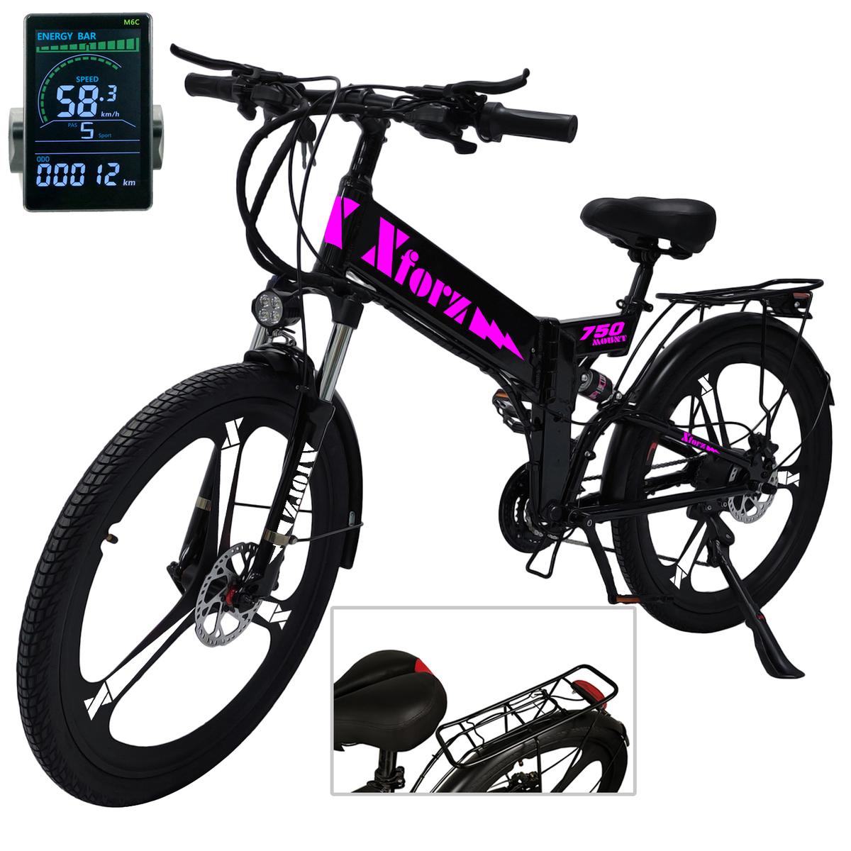 Bicicleta Con Luz Ledventdepot Mxmtl-033 1 Pieza Multicolor