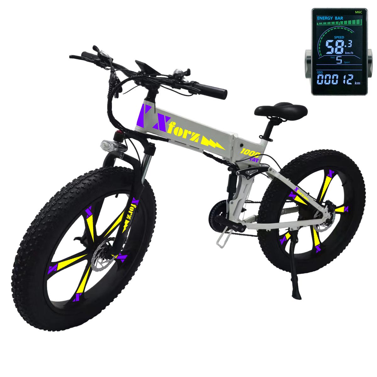 Bici de Llanta Ancha VentDepot MXFAT-064 1 Pieza Multicolor