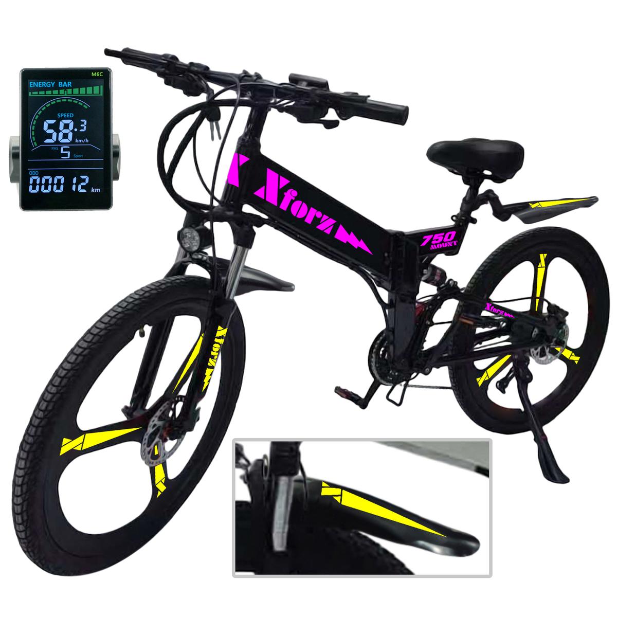 Bicicleta Eléctrica Modo Asistidoventdepot Mxmpb-045 1 Pieza Multicolor