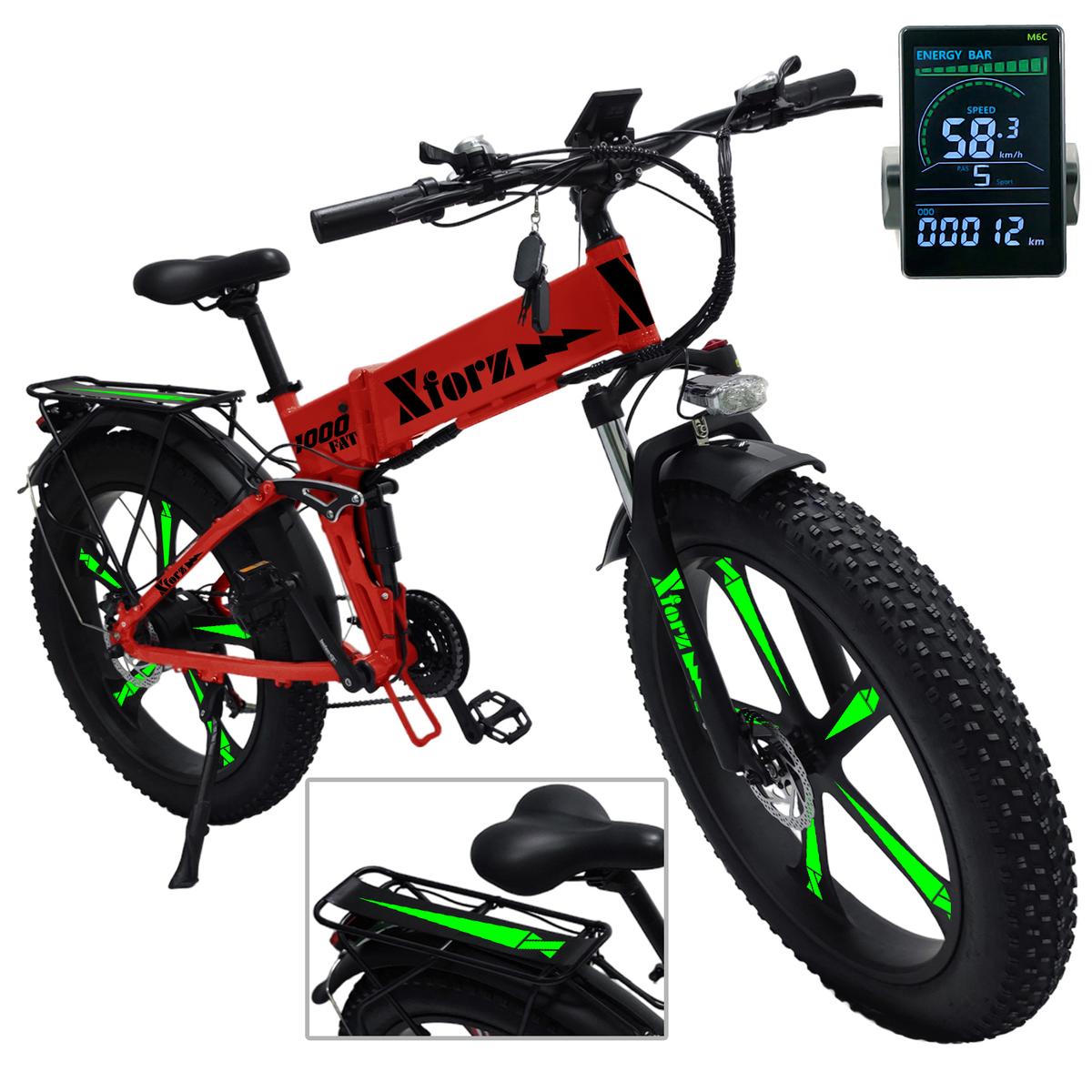 Bicicleta Eléctrica Plegableventdepot Mxfjt-021 1 Pieza Multicolor