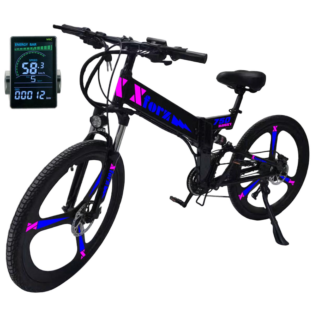 Bici Eléctrica Plegableventdepot Mxmlb-050 1 Pieza Multicolor
