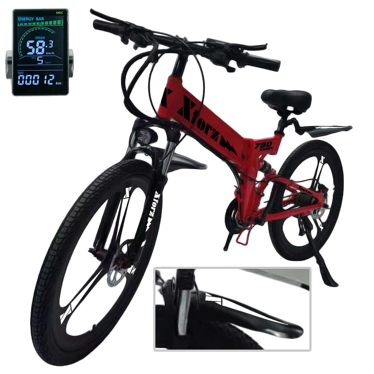 Foto 2 pulgar | Bici Eléctrica Frenos Magnesioventdepot Mxmpj-022 1 Pieza Multicolor