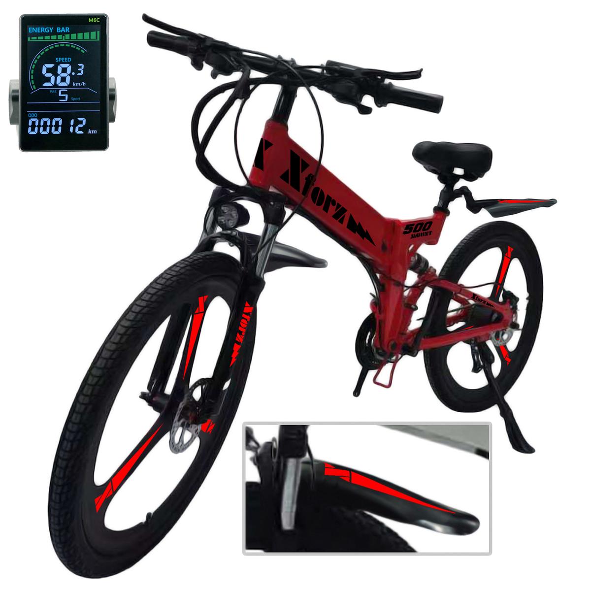 Foto 2 pulgar | Bici Eléctrica Con Bateriaventdepot Mxmrj-024 1 Pieza Multicolor