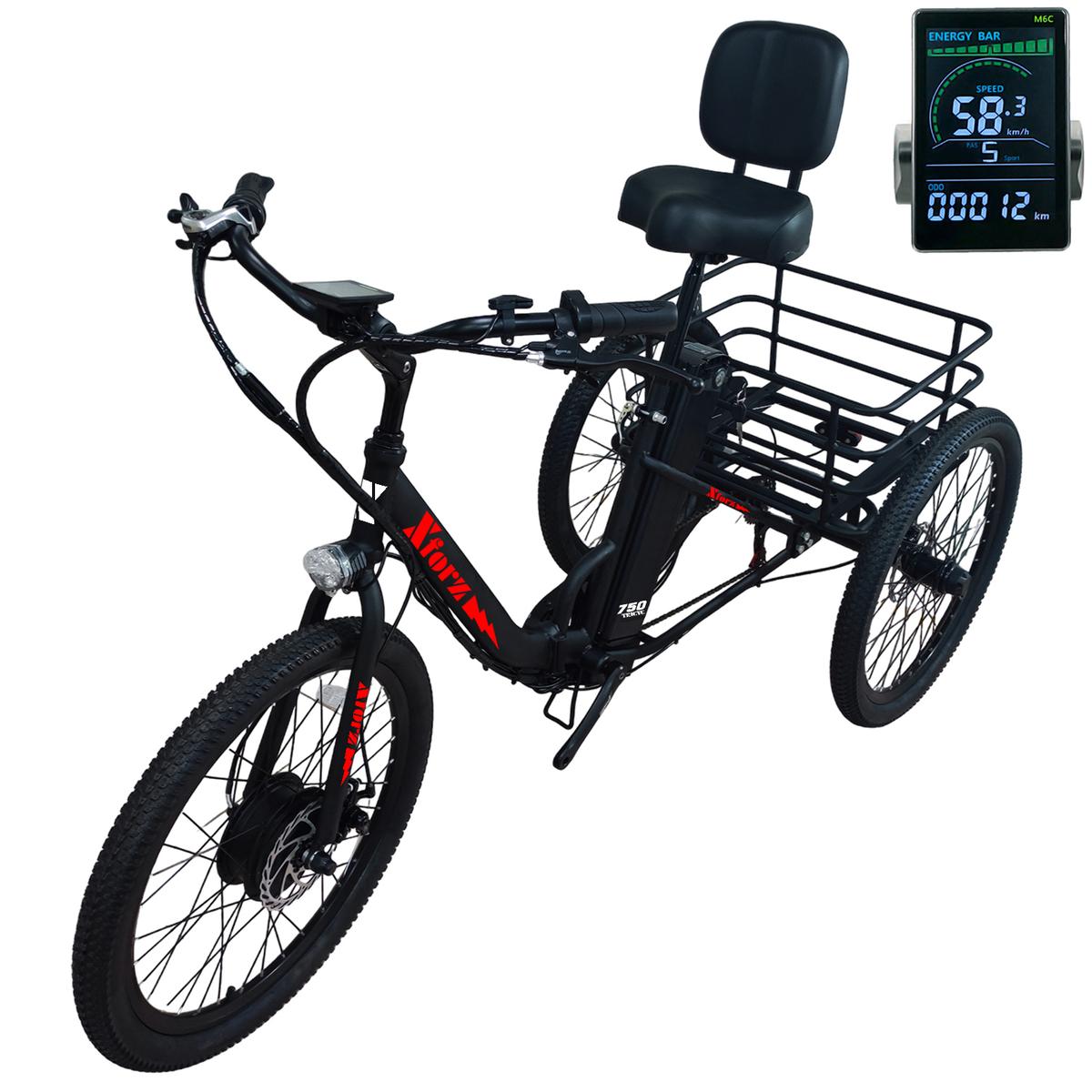 Foto 1 | Bicicleta Eléctrica Tipo Tricicloventdepot Mxtlb-036 1 Pieza Multicolor