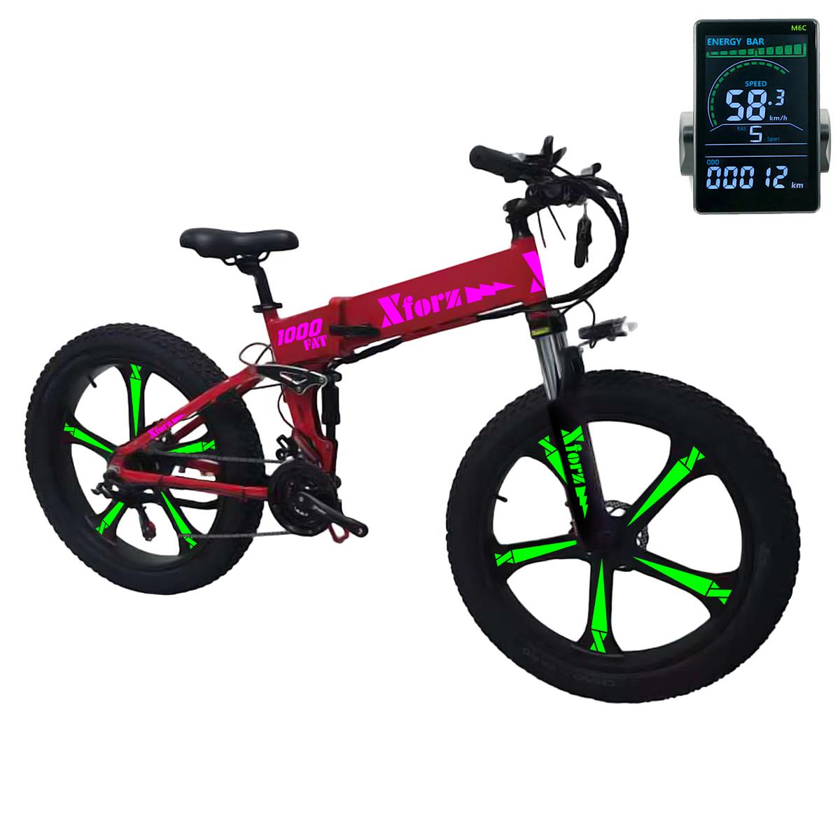 Foto 3 pulgar | Bici Con Estructura De Aluminioventdepot Mxfrj-014 1 Pieza Multicolor