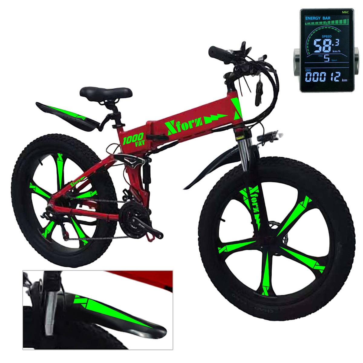 Foto 2 pulgar | Bici Eléctrica con 21 Velocidades VentDepot MXFRP-003 1 Pieza Multicolor