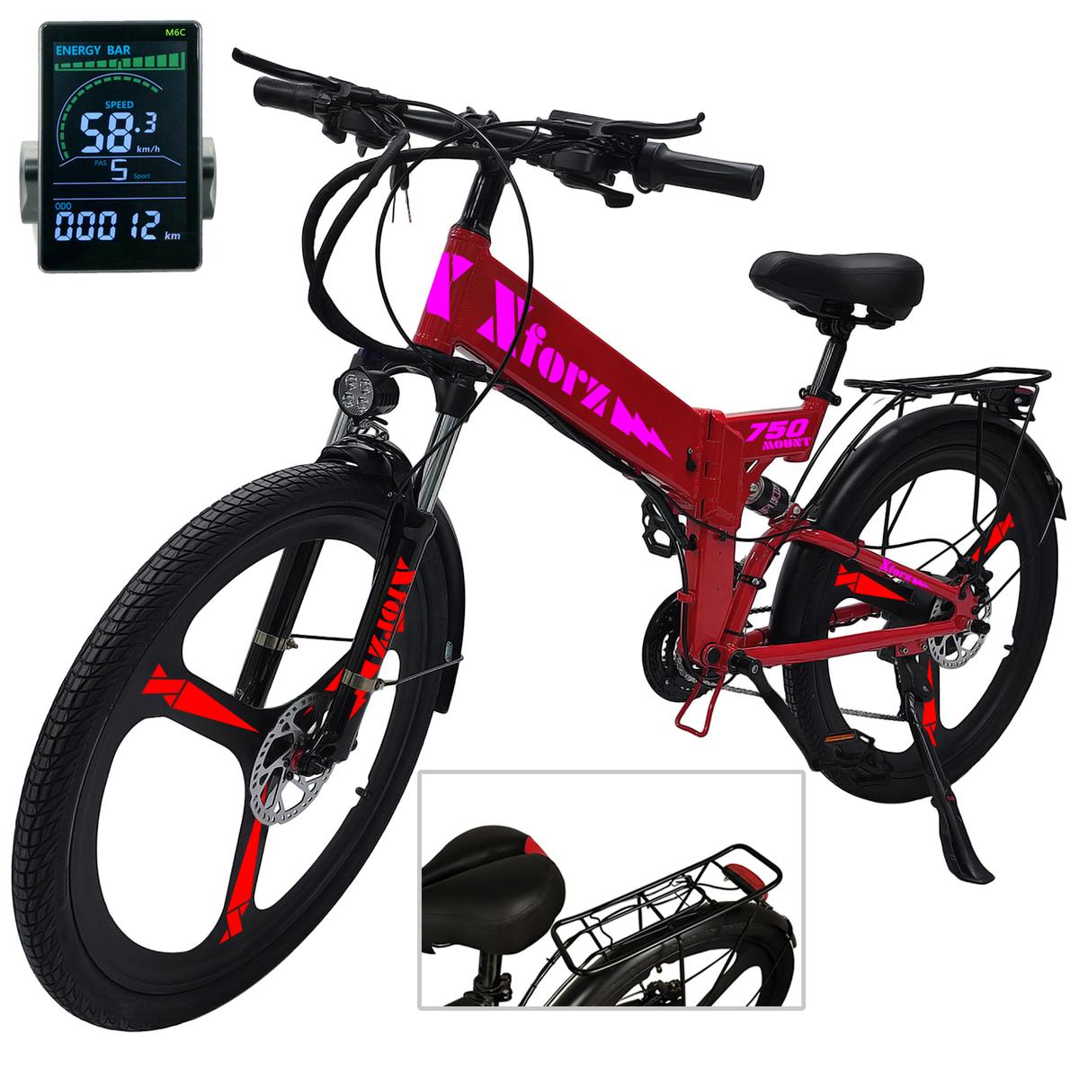 Foto 3 pulgar | Bici Eléctrica Modo Asistidoventdepot Mxmoj-017 1 Pieza Multicolor