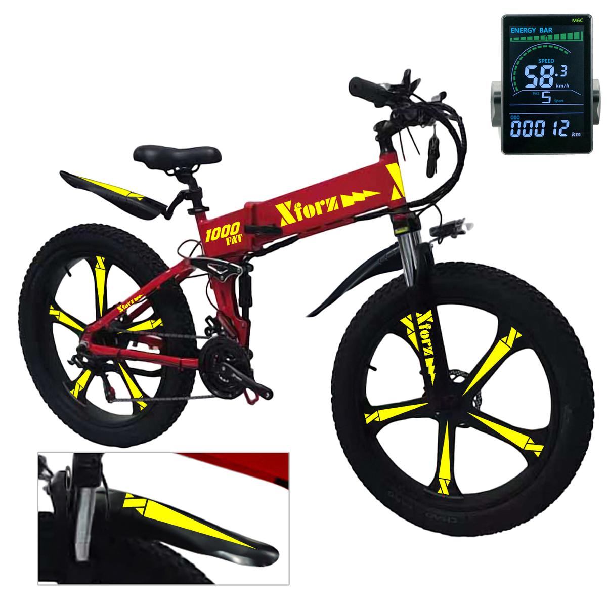 Foto 2 pulgar | E-bike Plegable 26 X 4pulgventdepot Mxfrp-006 1 Pieza Multicolor