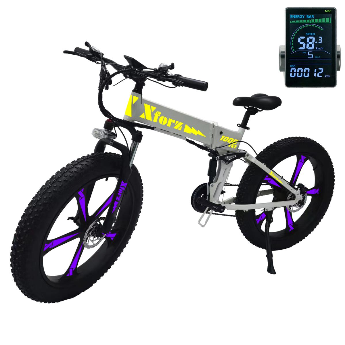 Foto 2 pulgar | Bicicleta Eléctrica De 21 Velocidadventdepot Mxfat-048 1 Pieza Multicolor