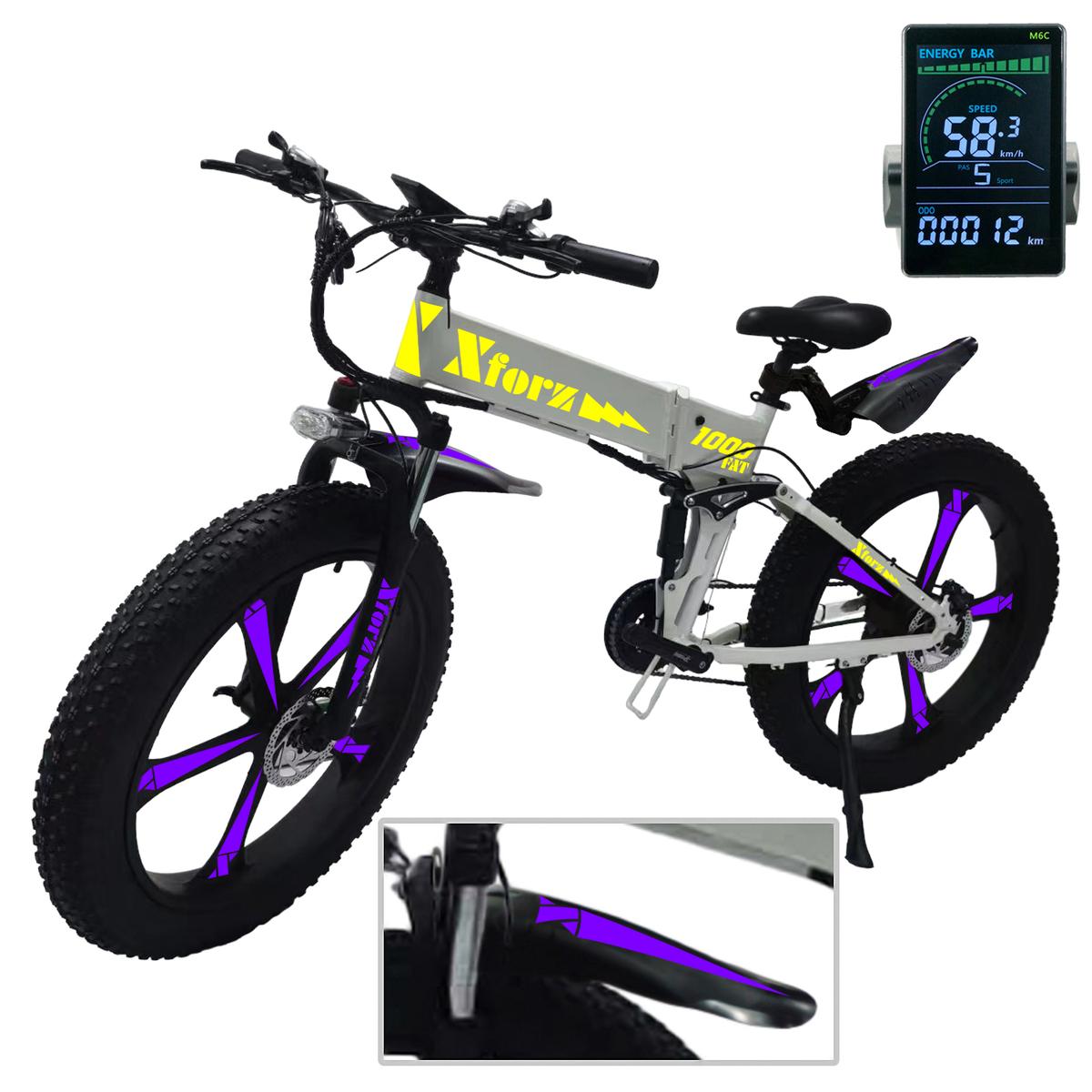 Foto 1 | E-bike Con Alta Estabilidadventdepot Mxfwp-048 1 Pieza Multicolor