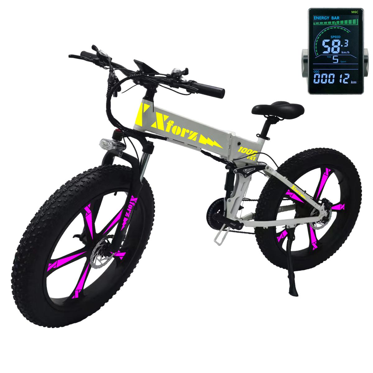 Foto 1 | Bicicleta Eléctrica VentDepot Mxfat-045 Multicolor Batería de Alto Rendimiento 1 Pieza