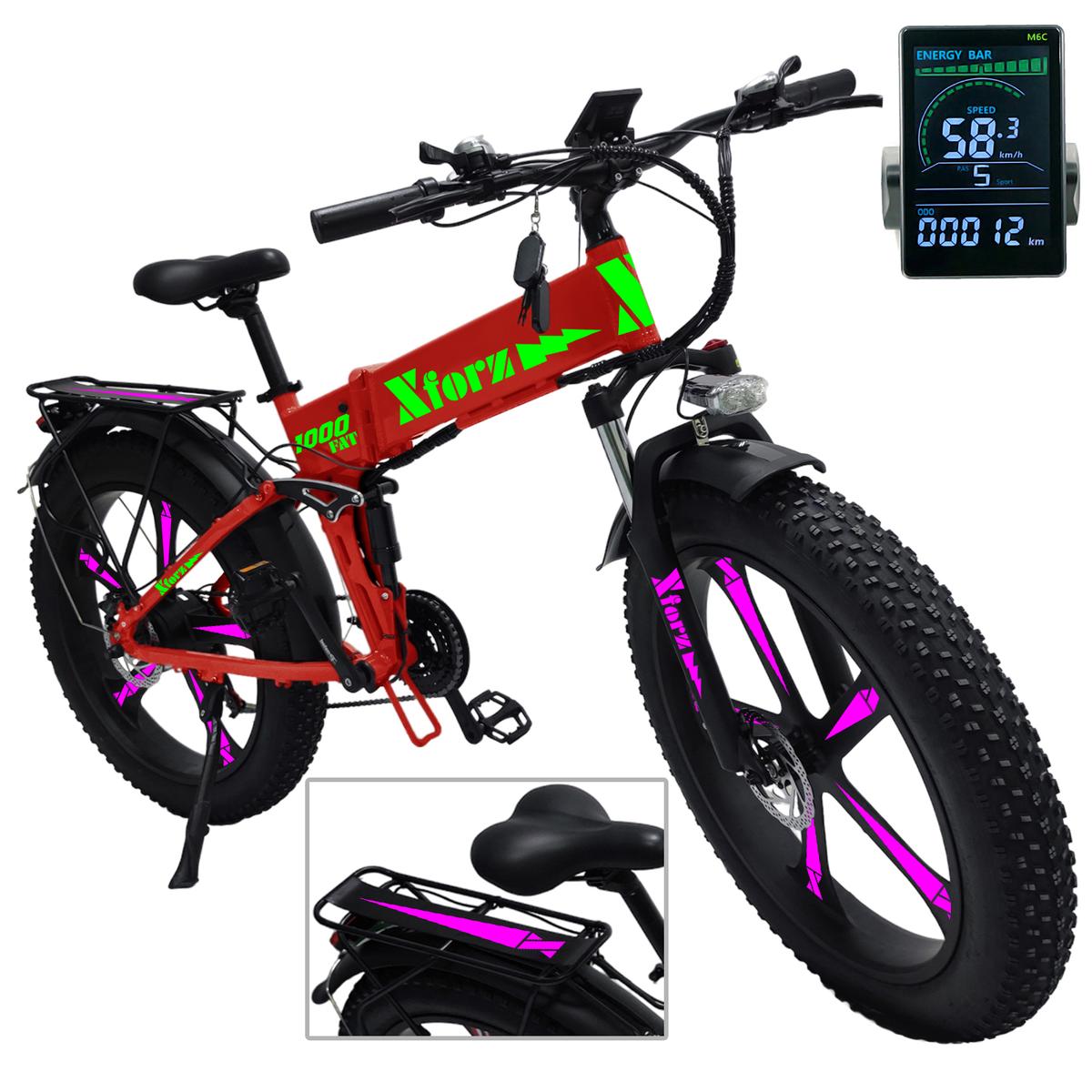Bicicleta Eficiente De Llanta Anchaventdepot Mxfjt-027 1 Pieza Multicolor