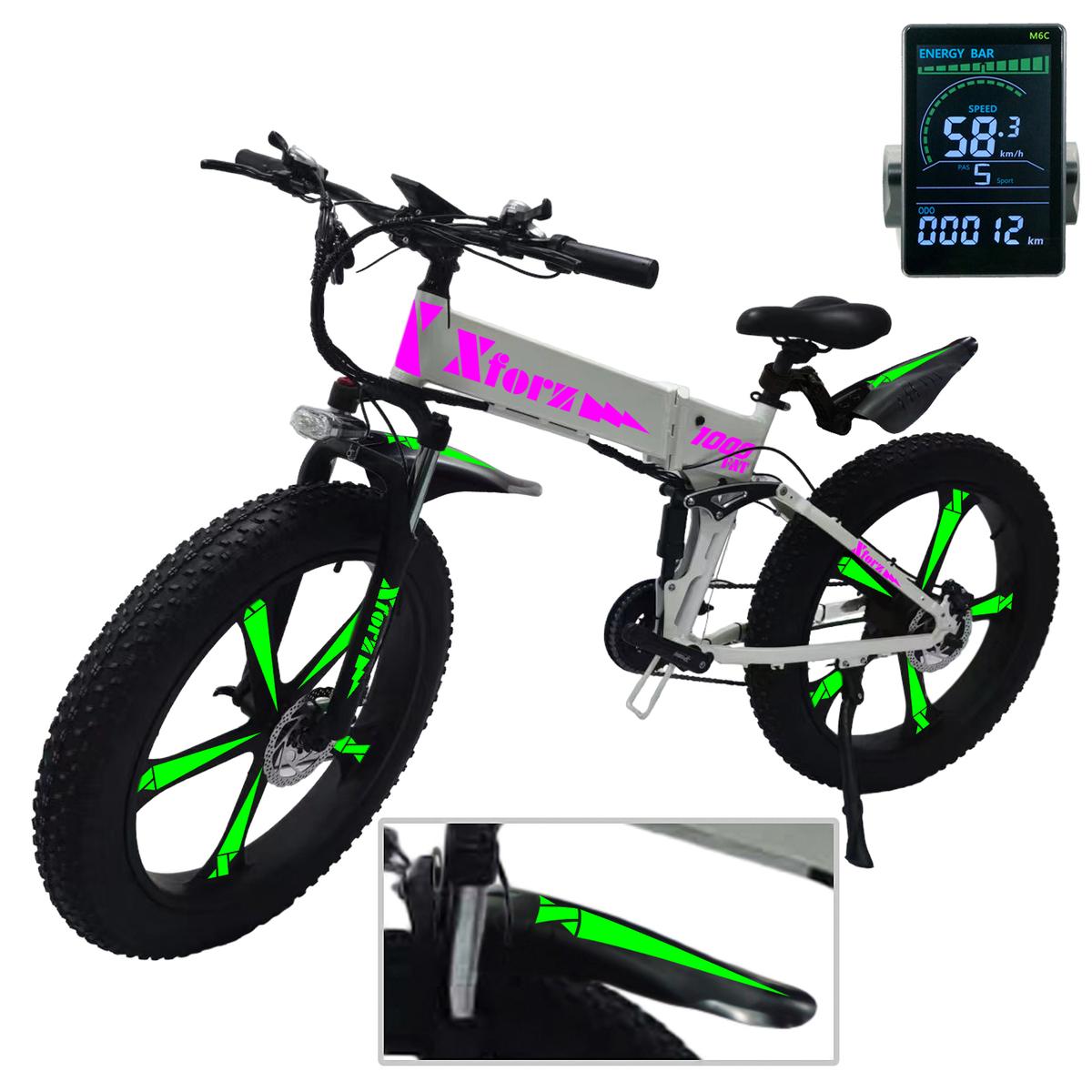 Foto 2 pulgar | Bicicleta Eléctrica Fat 1000 Pro White con Batería de Alto Rendimiento